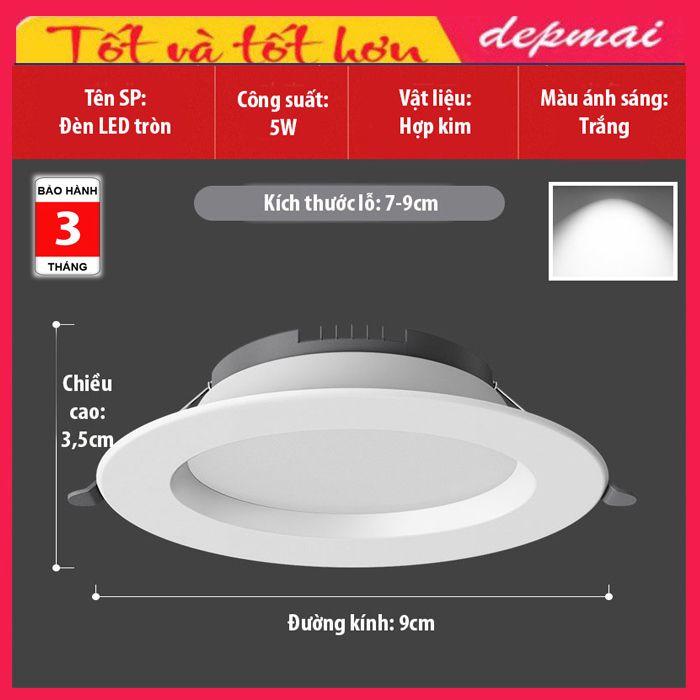 Đèn led downlight âm trần cao cấp giá rẻ,siêu mỏng,đèn trần trang trí văn phòng,nhà,khách,đèn trần thạch cao