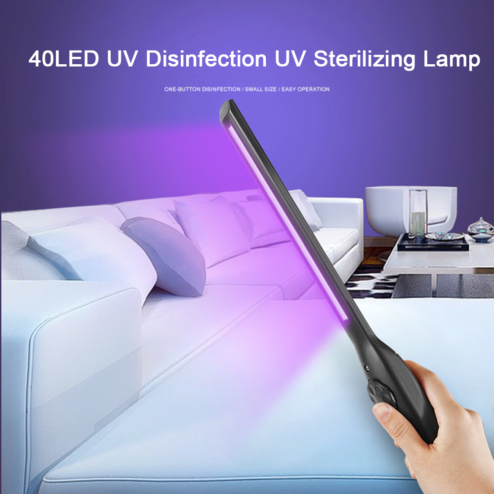 Gậy khử trùng UV di động 40LED cầm tay có thể sạc lại