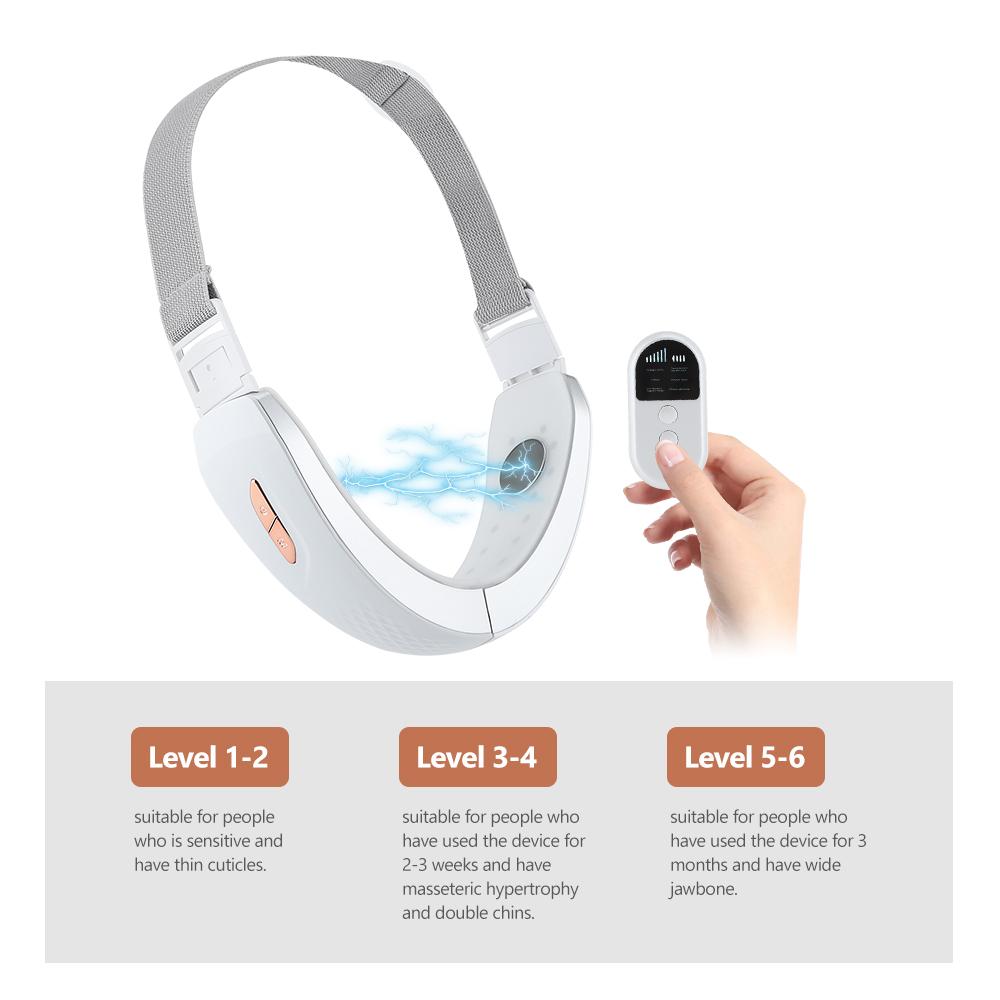 Cằm V-Dòng Lên Nâng Máy Dây Đèn LED Màu Xanh Dương Quang Trị Liệu Mặt Nâng Giảm Béo Rung Máy Massage Đôi Cằm Giảm Tốc
