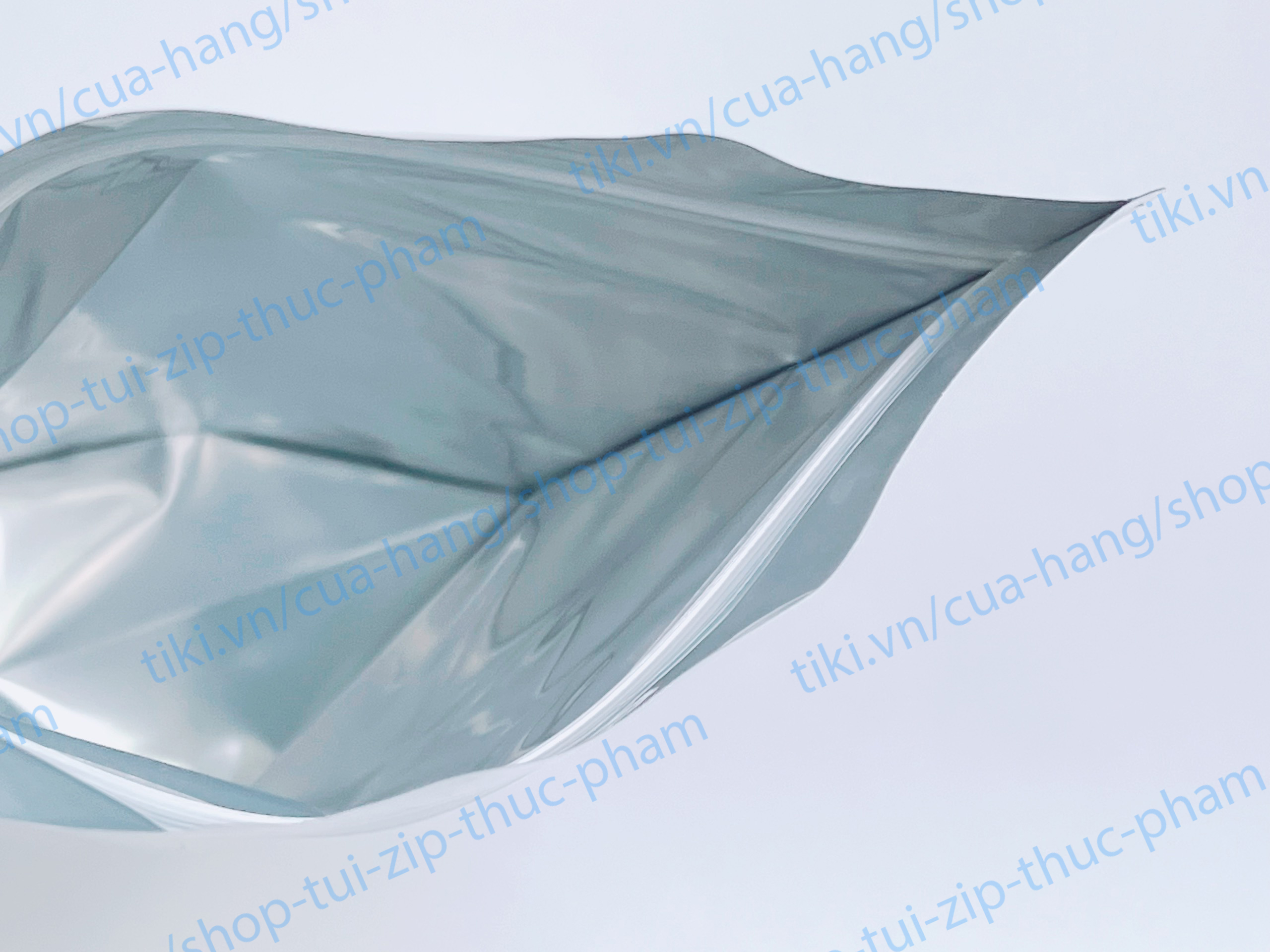 1KG Túi Zip 2 mặt bạc - túi đựng trà, cà phê - size