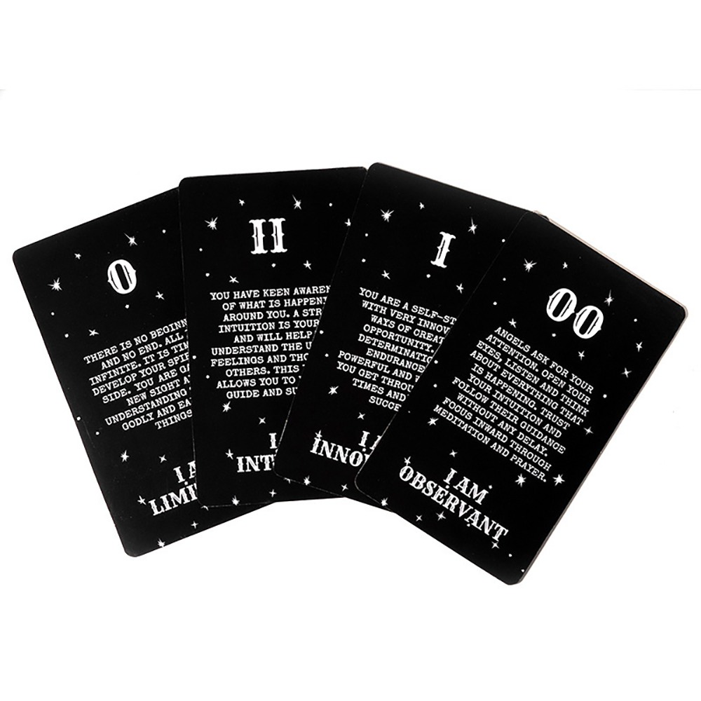 [Mạ Cạnh Size Gốc] Bộ Bài Angel Number Messages Tarot 78 Lá Bài 7x12 Cm Tặng Đá Thanh Tẩy