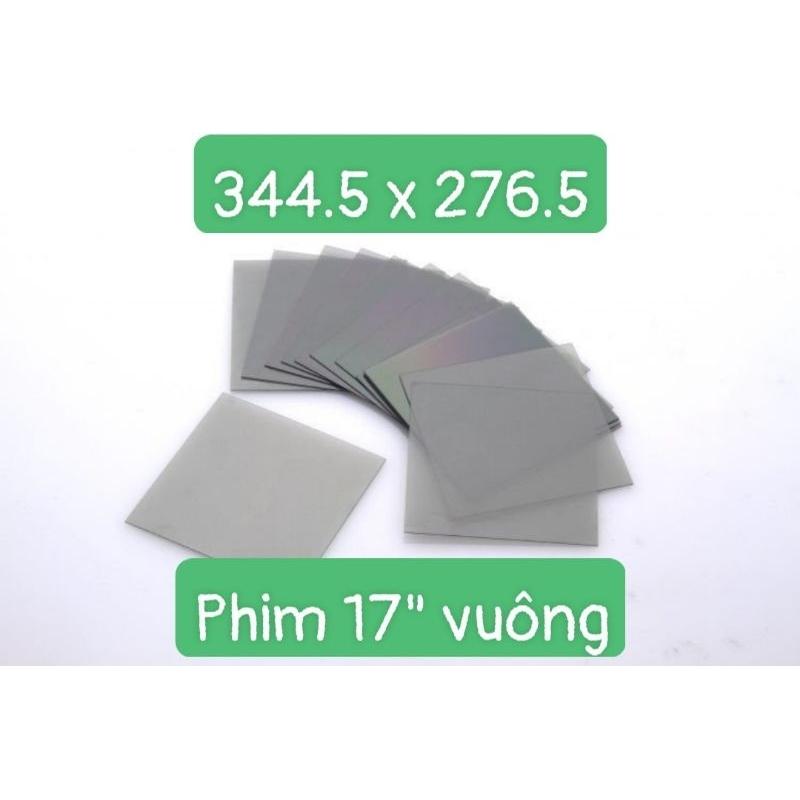 Phim phân cực 17 inch vuông cho màn hình tivi, vi tính, điện thoại,... 45 độ