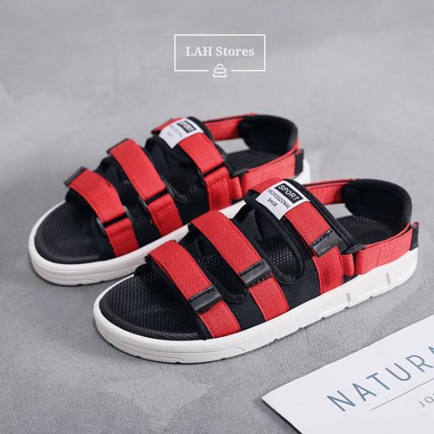 Dép sandal nữ phong cách Unisex LAH STORES. Vải bố siêu chắc chắn. Quai hậu rời siêu chất. DSNU09