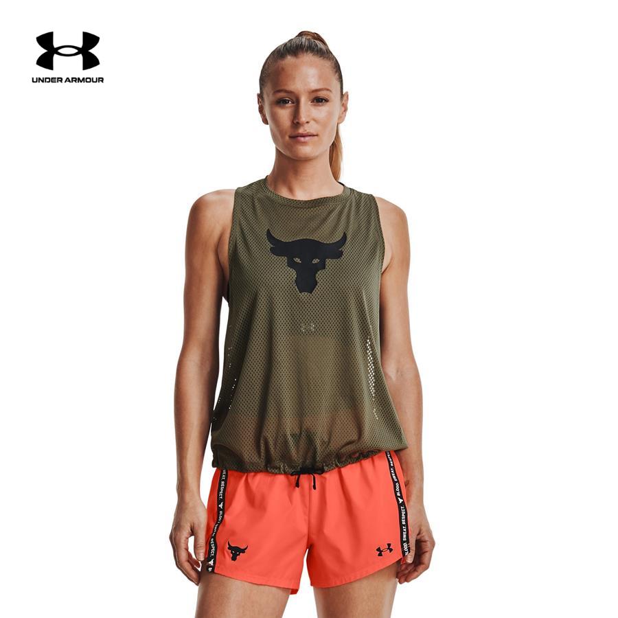 Áo ba lỗ thể thao nữ Under Armour Project Rock Mesh - 1369968-361