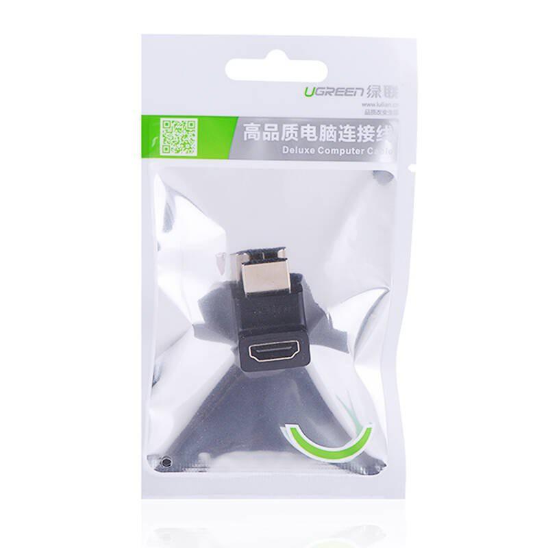 Đầu nối HDMI vuông góc 90 độ - UGREEN 20110 - (màu đen)