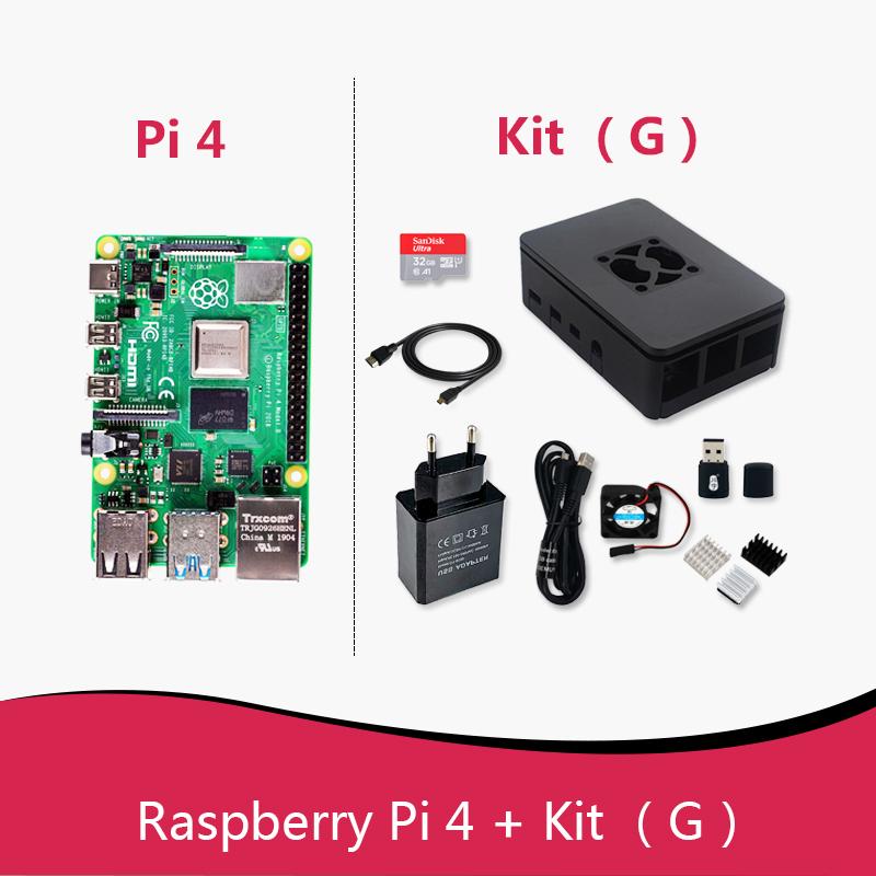 Chính Thức Ban Đầu Raspberry Pi 4 Model B 4b Dev Ban Hoặc Bộ RAM 1GB 2GB 4GB 8GB Core 1.5Ghz 3 Tốc Độ Hơn Pi 3B