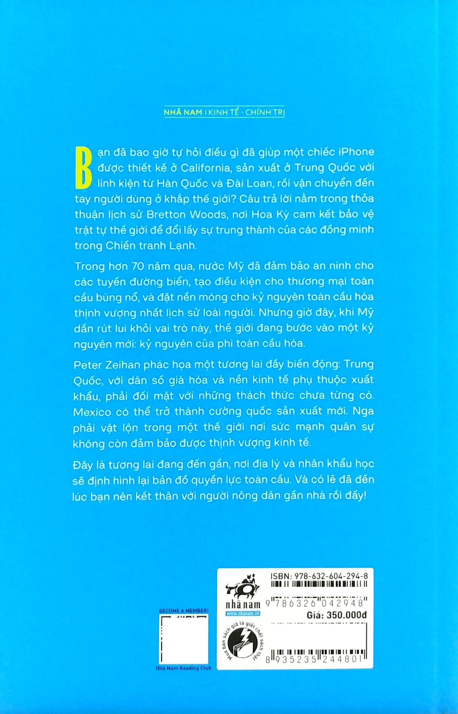 Sách - Kết Thúc Chỉ Là Khởi Đầu - Phác Thảo Sự Sụp Đổ Của Toàn Cầu Hóa