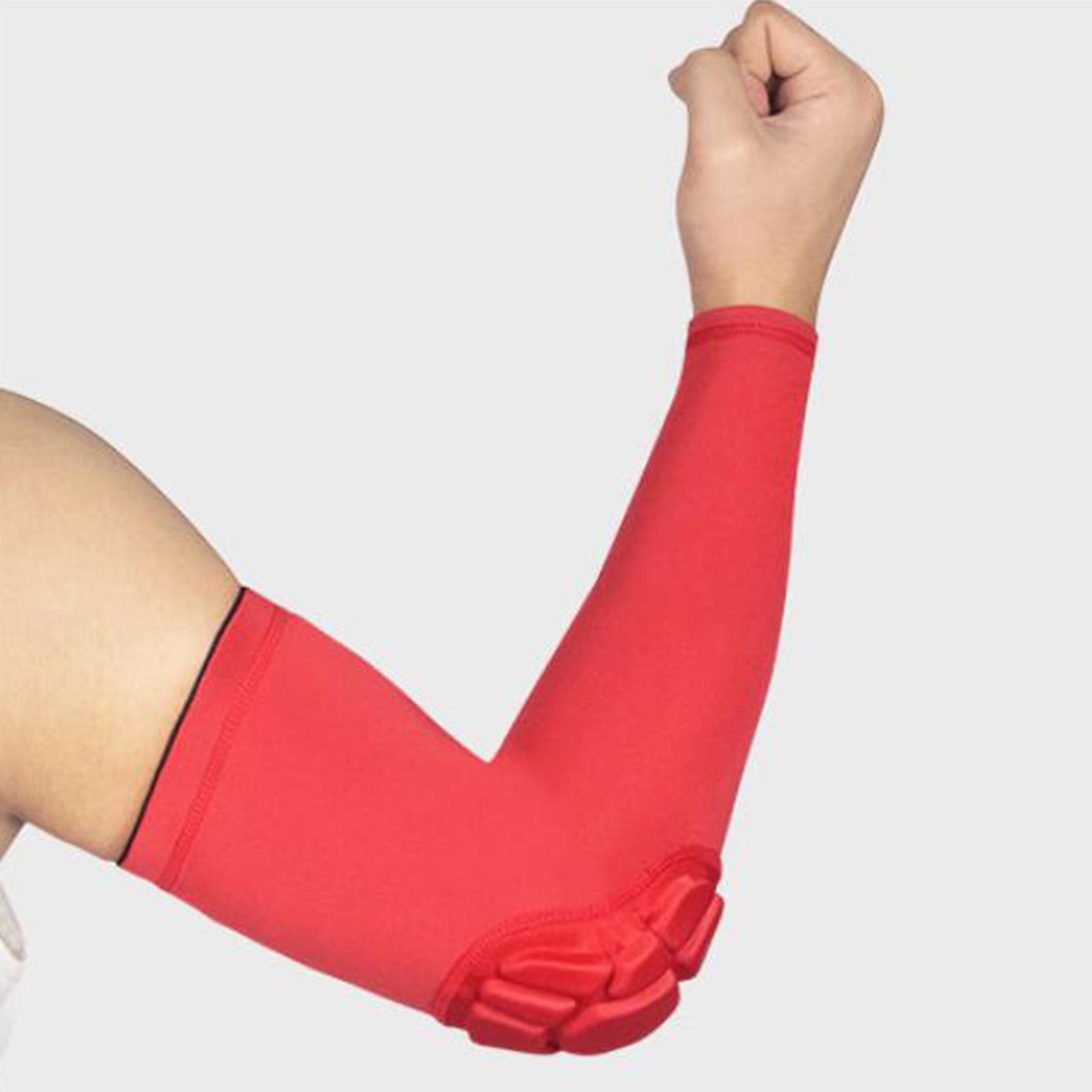 2X Elbow Support Compression Honeycomb Pad Joint Arm Sleeve Sport