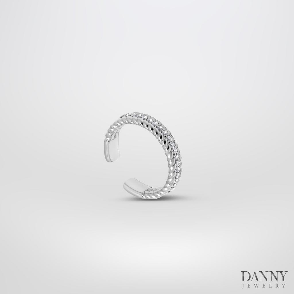 Nhẫn Nữ Danny Jewelry Bạc 925 Xi Rhodium Đính Đá CZ N0114