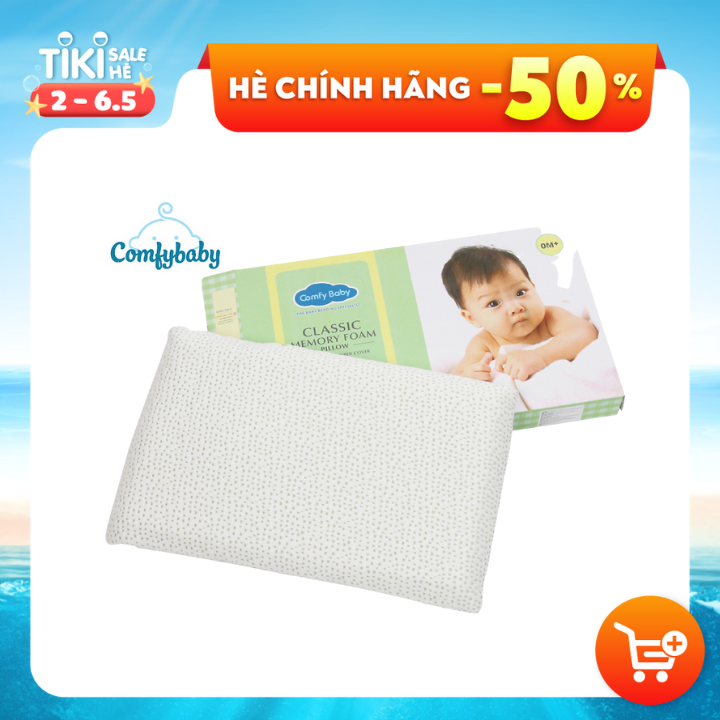 Gối đầu trẻ em Bamboo chống ngạt Comfybaby CFN01