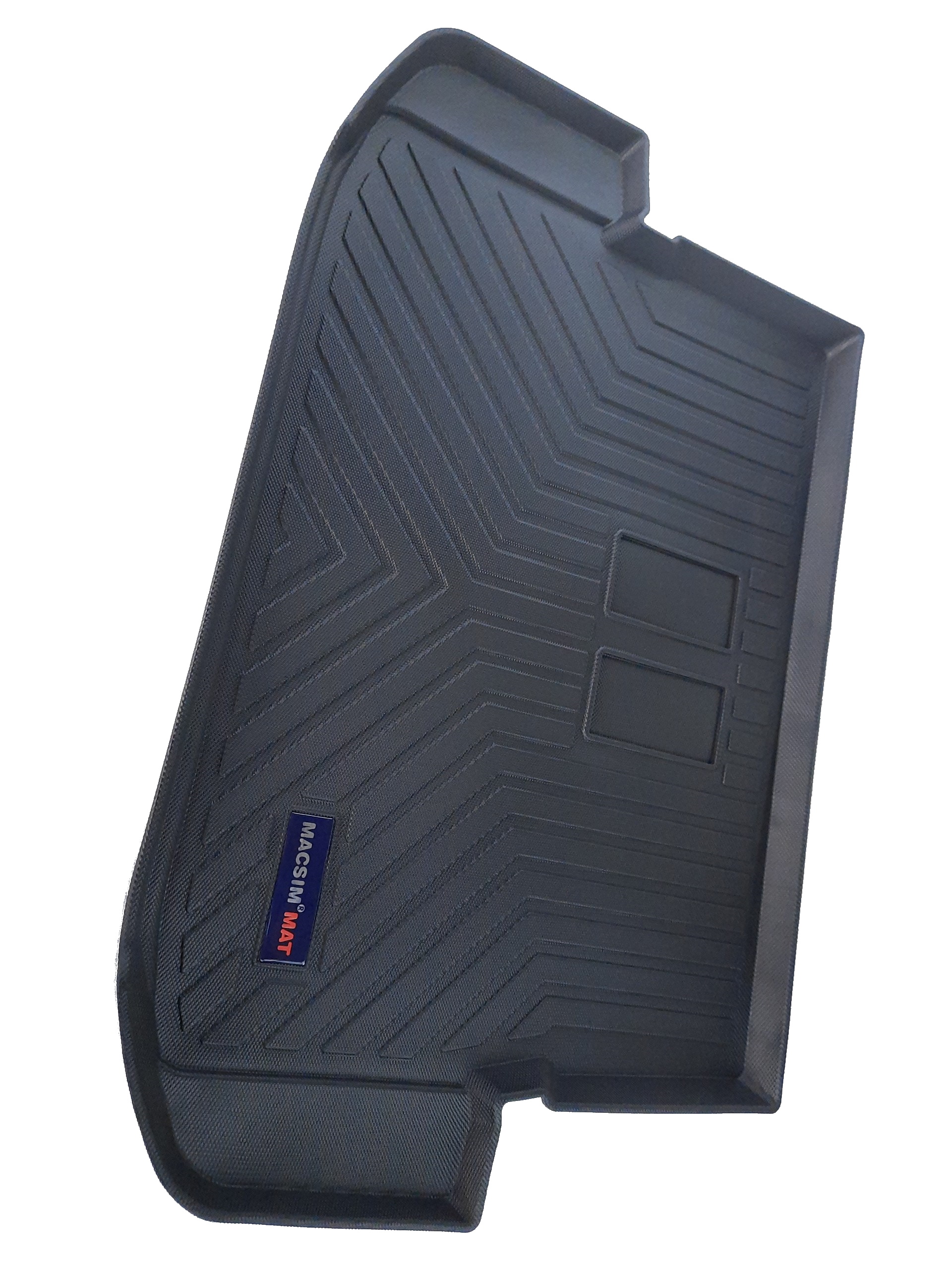 Thảm lót cốp hn xe ô tô Toyota Rush 2017-đến nay nhãn hiệu Macsim chất liệu TPV cao cấp màu đen(D0281)