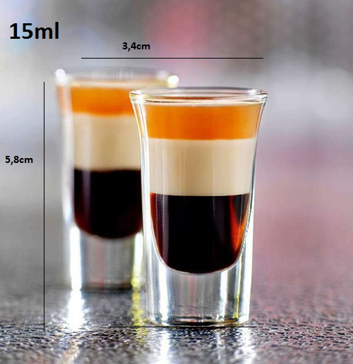 Ly Thủy Tinh Nhí King Dealay Shot Glass 15ml | Tùy Chọn Mẫu ly Thủy tinh Shot