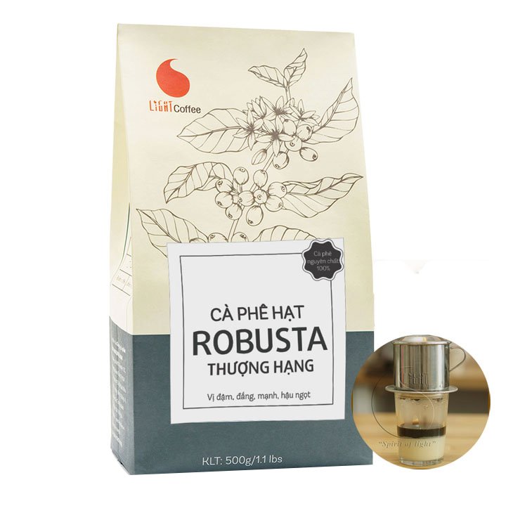 Cà phê hạt Thượng hạng Light coffee 500g