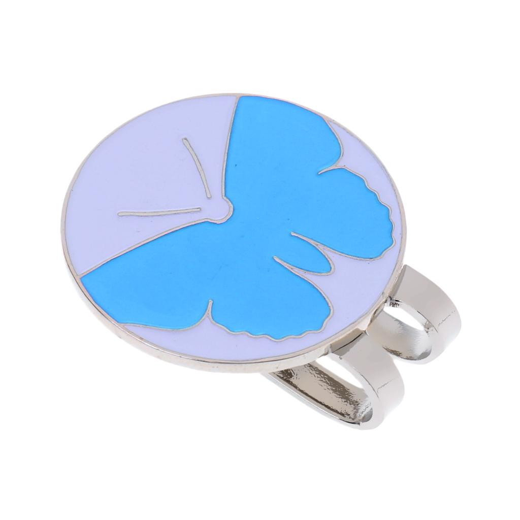 Golf Ball Marker Golf Hat Clip Alloy Cap Clip