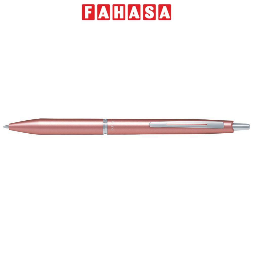 Bút Bi Ký Acro 1000 0.5 mm - Pilot BAC-1SEF-CG - Mực Đen - Thân Hồng Ngọc Trai Kèm Hộp