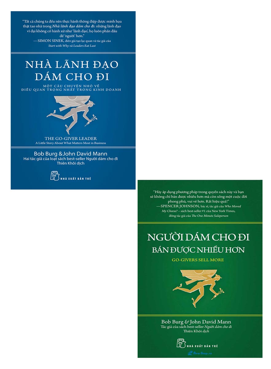 Hình ảnh Combo Người Dám Cho Đi Bán Được Nhiều Hơn + Nhà Lãnh Đạo Dám Cho Đi (Bộ 2 Cuốn)