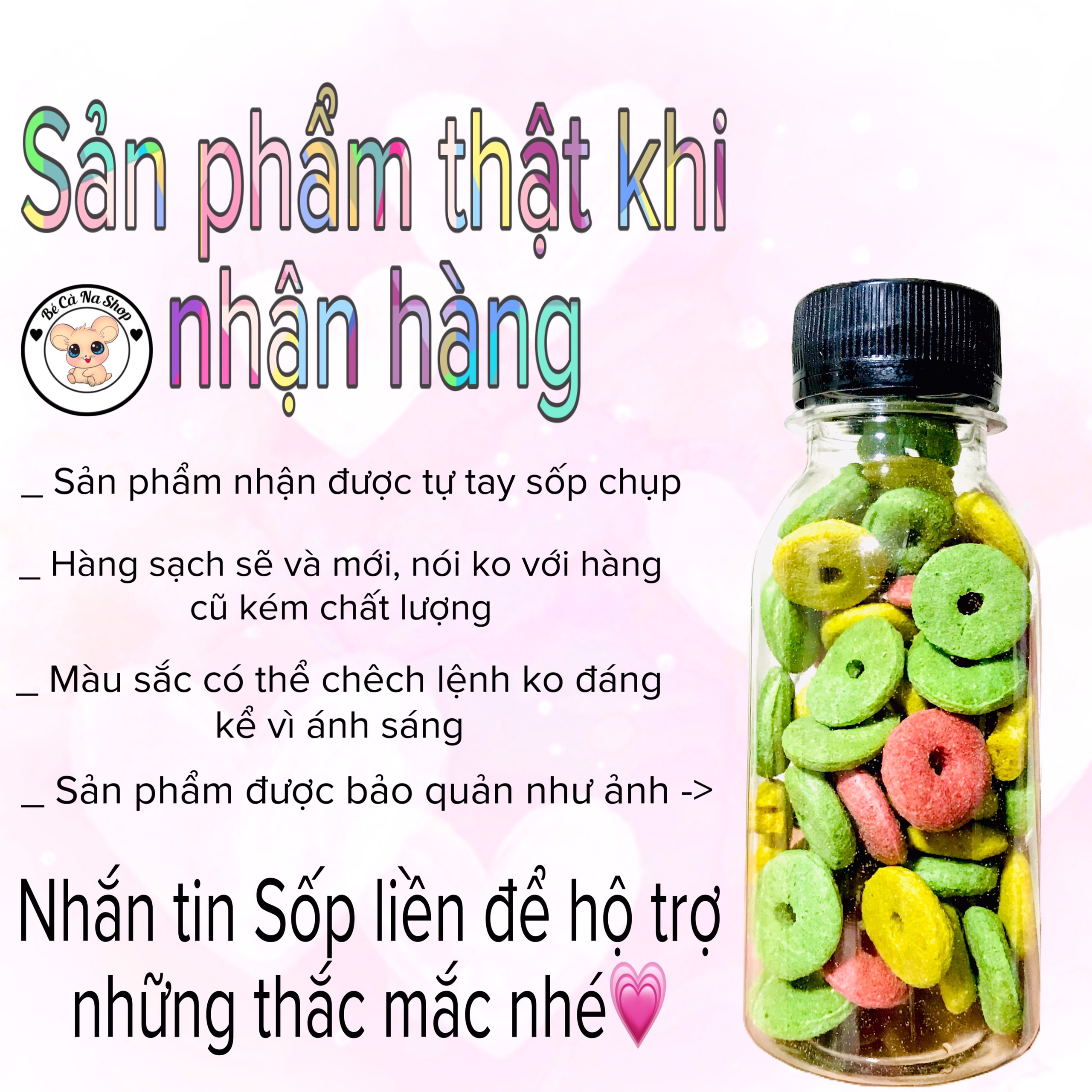 Bánh vòng tròn ngũ cốc. thức ăn xốp hộ trợ mài răng cho hamster , thỏ bọ sóc...