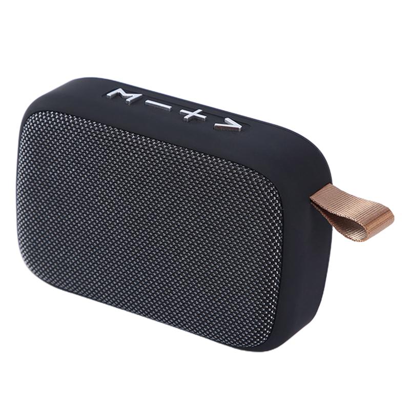 Fabric Mini Loa Bluetooth Kết nối không dây di động Stereo Audio Stereo Hỗ trợ TF Thẻ có thể tìm kiếm các đài phát thanh Màu sắc: màu xanh lam