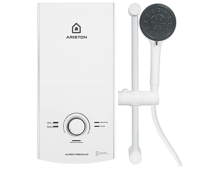AURES PREMIUM 4.5P IVORY - Máy nước nóng trực tiếp Ariston AURES PREMIUM 4.5P IVORY HÀNG CHÍNH HÃNG