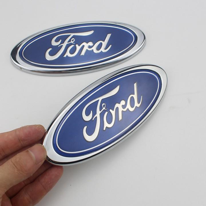 Logo biểu tượng sau xe ô tô Ford Kích thước 15*6cm: KLJ15