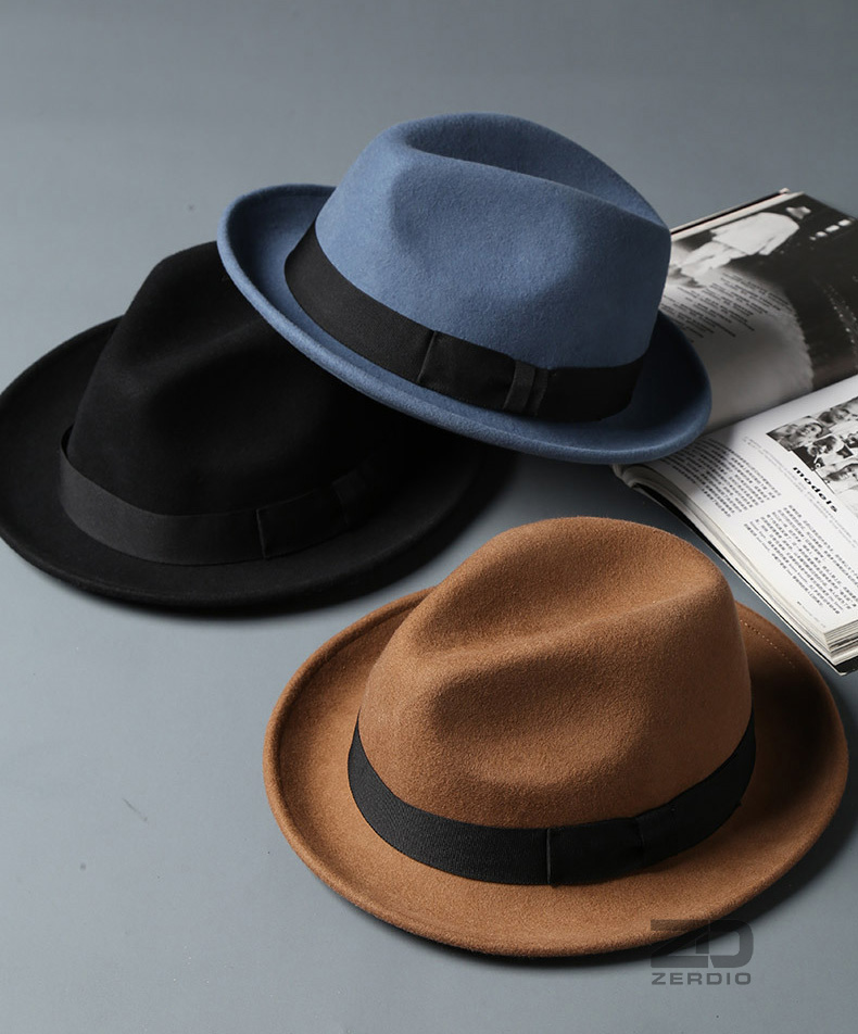 Mũ Phớt Fedora Nam Hàng Hiệu MrDuck MP034