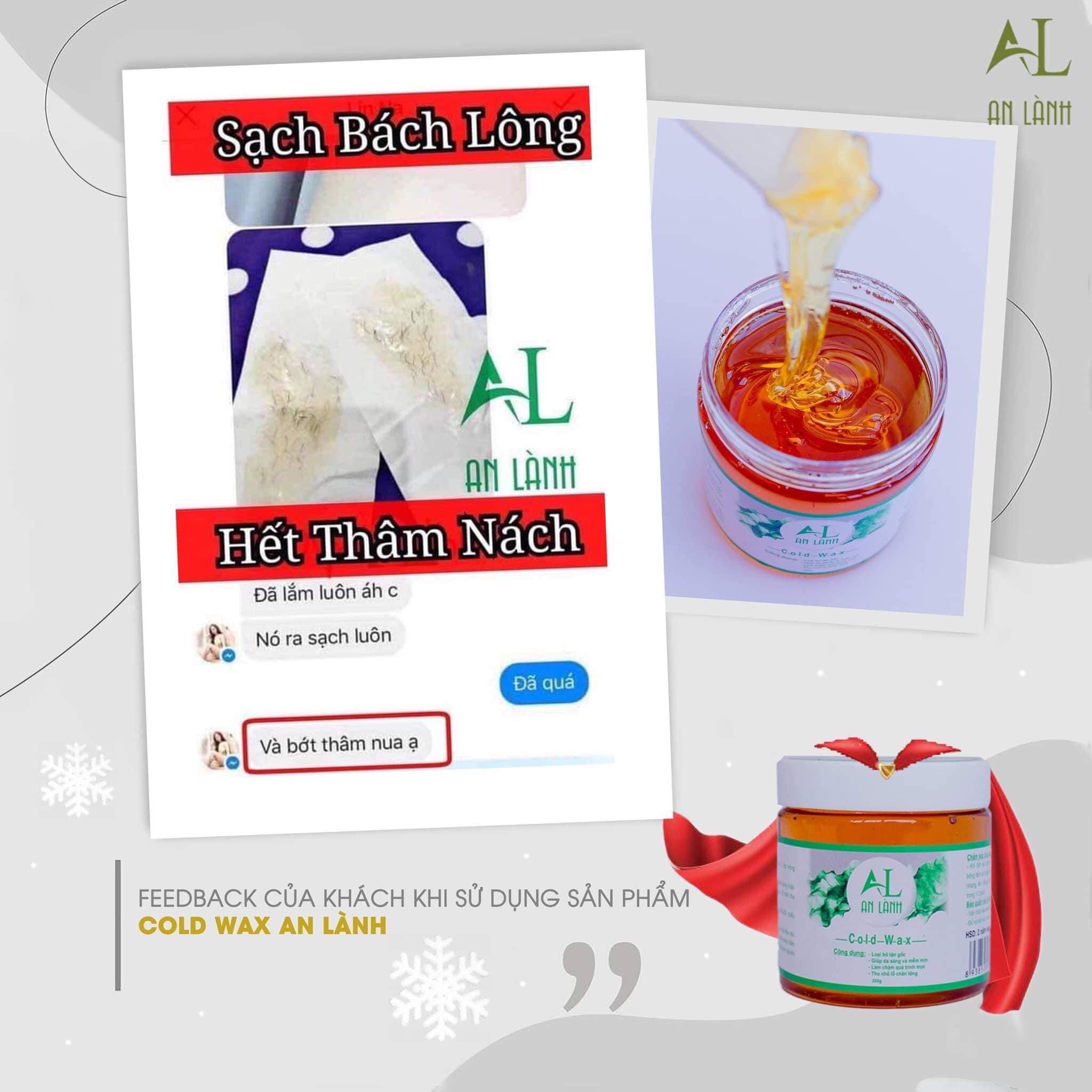 Combo triệt lông Wax An Lành + Mỡ Trăn An Lành ( Tặng bộ dụng cụ wax)