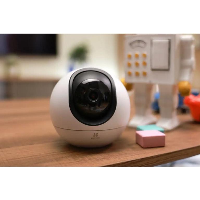 Camera Wifi Ezviz C6 4Mp (2K+) tích hợp AI, quay 360 độ, đàm thoại 02 chiều, phát hiện người, động vật-Hàng Chính Hãng