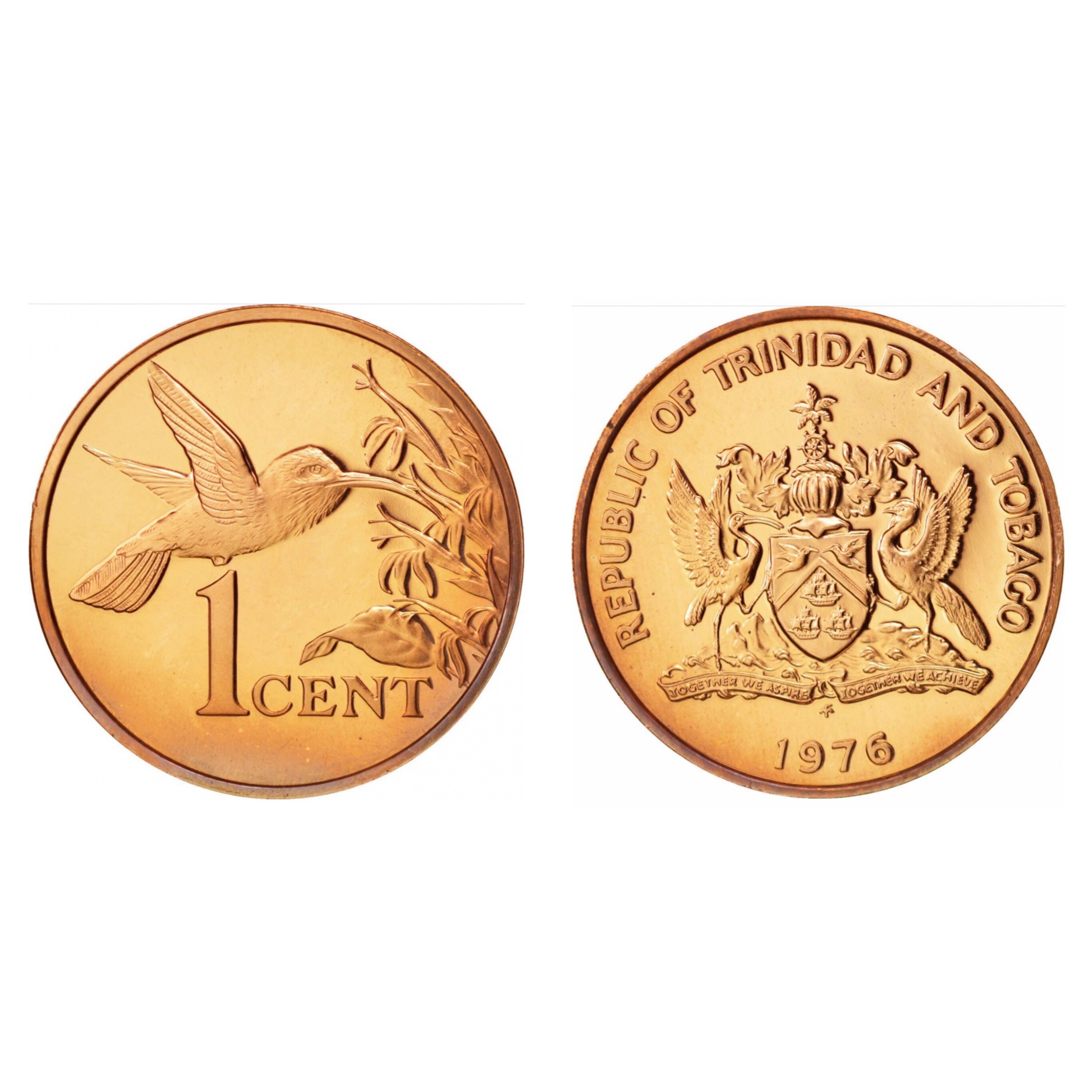 Xu thế giới 1 cent Trinidad và Tobago sưu tầm