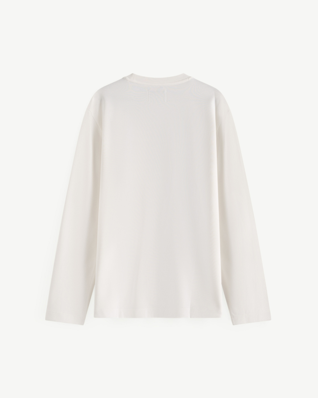 Áo thun tay dài ROUTINE màu trắng . Regular - 10F24TSL041 | LASTORE MENSWEAR