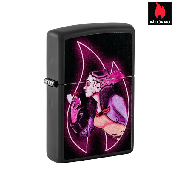 Bật Lửa Zippo 48139 – Zippo Windy Glow Black Matte