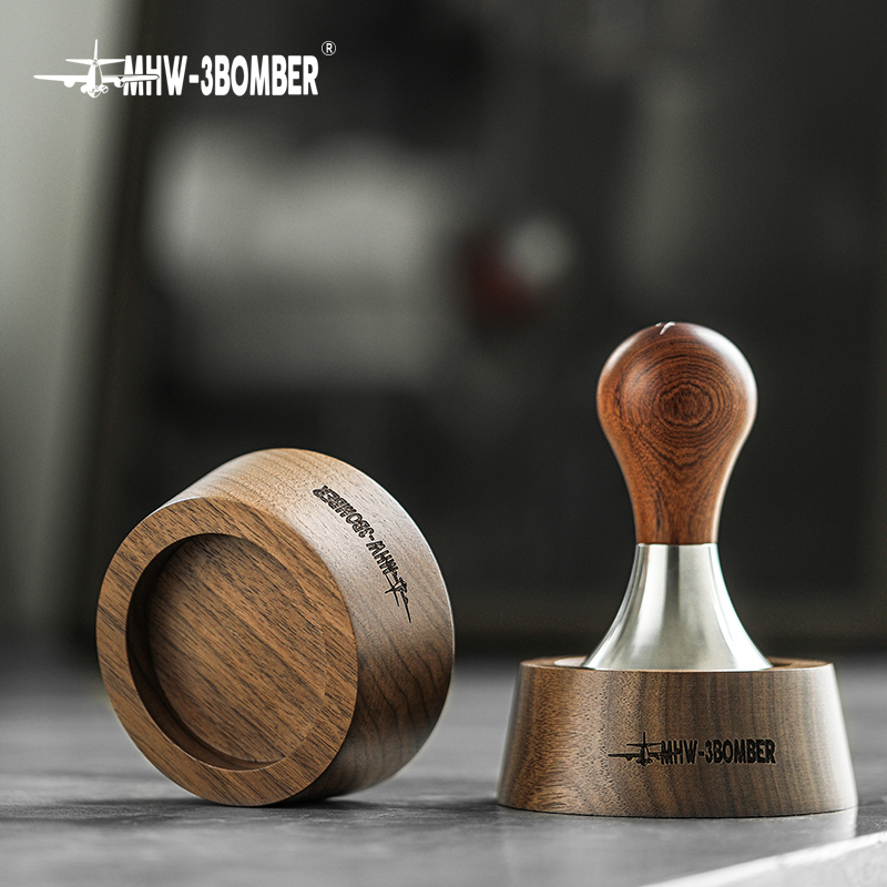 Đế Giá Đỡ Tamper MHW-3BOMBER Gỗ Óc Chó WALNUT WALNUT TAMPER HOLDER STATION