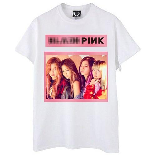 Áo phông Blackpink in hình nhóm Black Pink