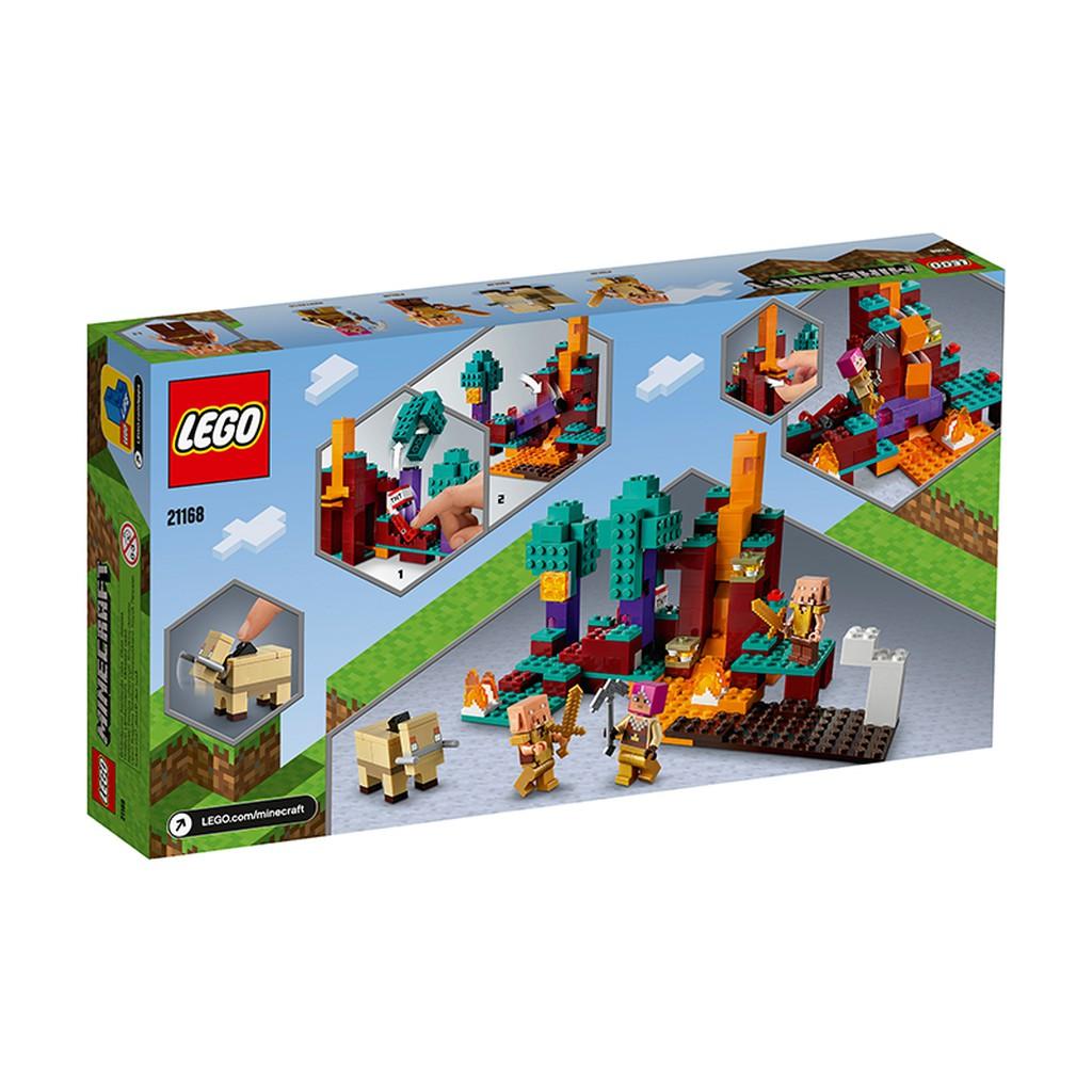 LEGO MINECRAFT 21168 Khu Rừng Sinh Thái Warped (287 chi tiết)