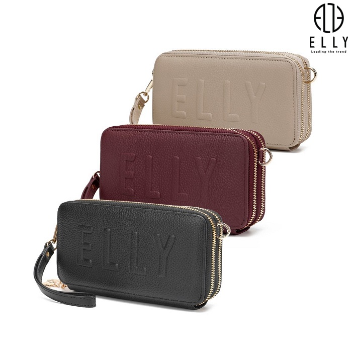 Túi Clutch nữ cao cấp da thật ELLY- EC64