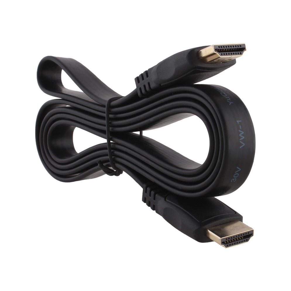 Dây cáp HDMI 5M dẹt 1.4 Dây cáp 2 dầu hdmi 5M siêu nét (dây dẹt )