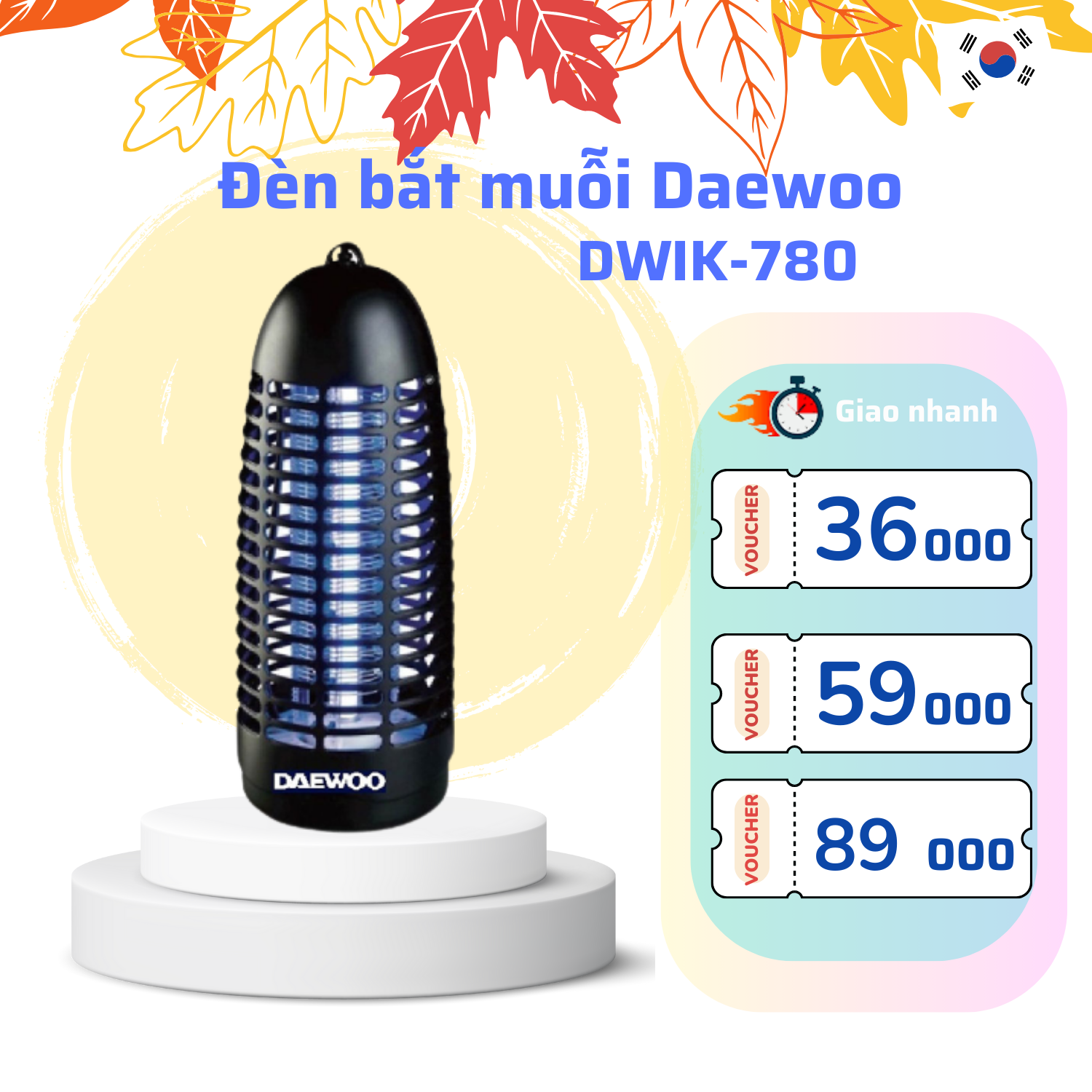 Đèn bắt muỗi Daewoo DWIK-780