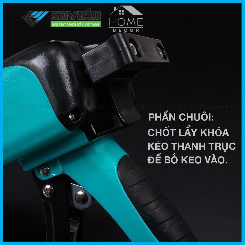 Súng bắn keo chà ron- keo chít mạch - Súng Bắn Keo 2 Thành Phần Cao Cấp Trợ Lực Thanh Đẩy Tăng áp Kép