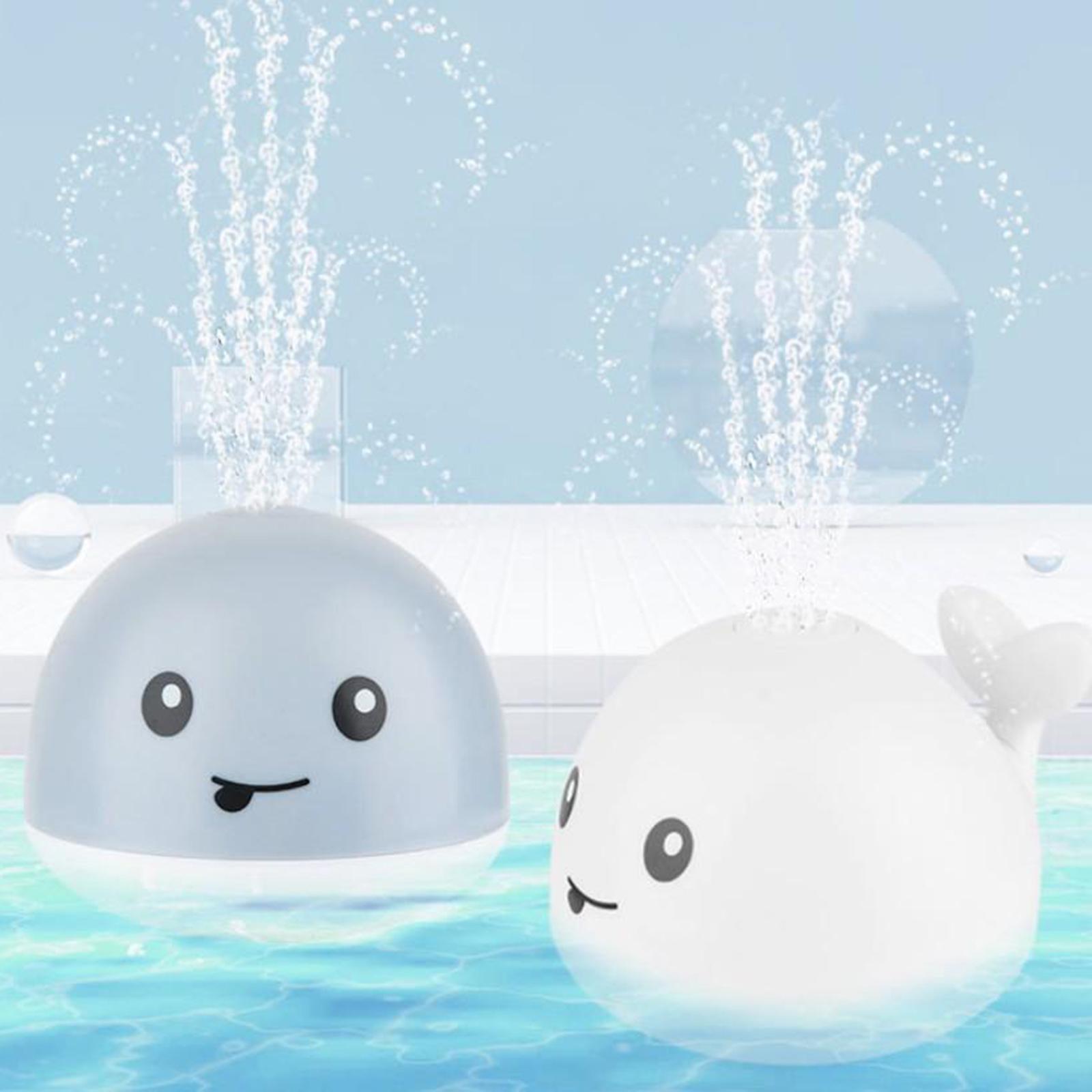 Baby Bath Toys Automatic Electric  Sprinkler Baby Bath Toys White