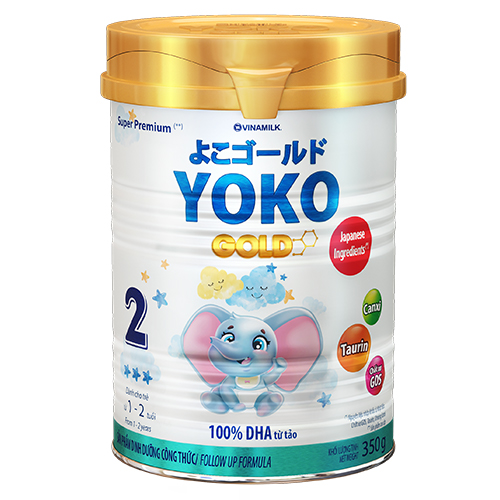 Sữa Bột Vinamilk Gold Yoko 2 350g ̣̣Dành Cho Bé Từ 1-2 Tuổi