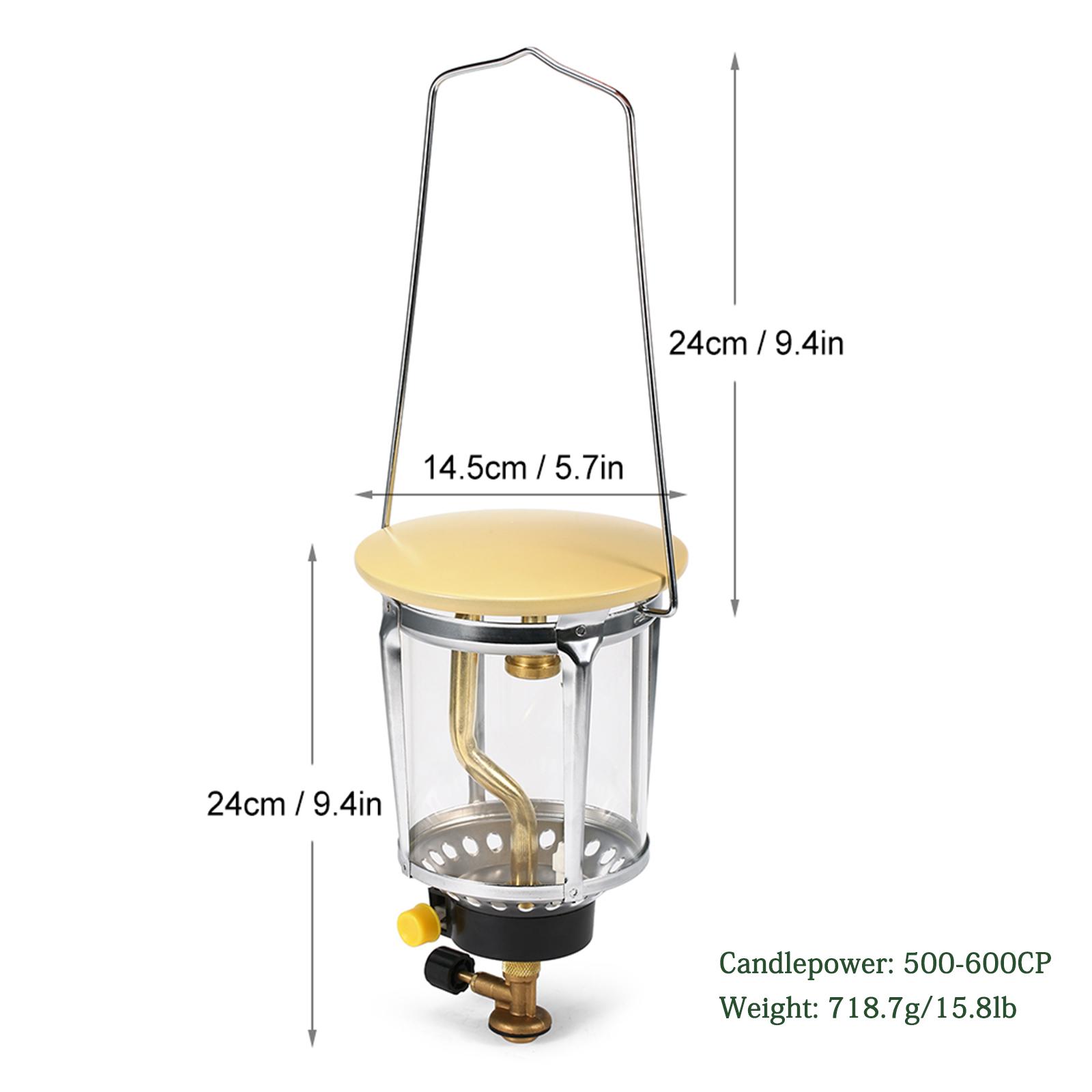 Đèn lồng gas ngoài trời với hệ thống đánh lửa áp điện bằng gốm năng lượng cao, bằng thép không gỉ, sử dụng lâu bền