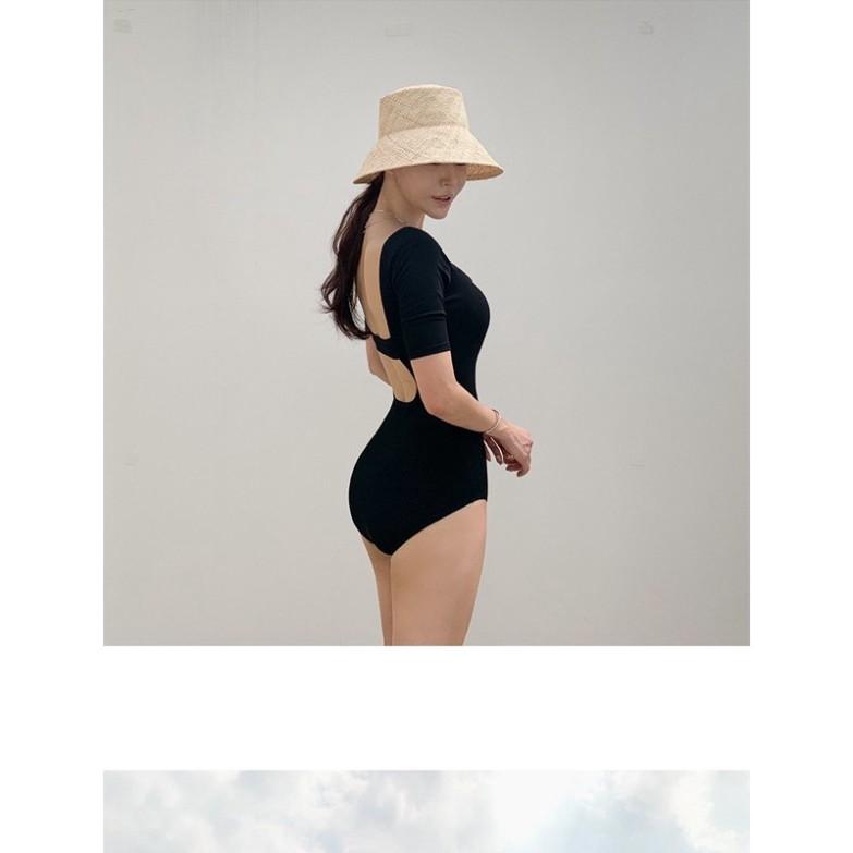 Bikini uzzlang hàn quốc 1 mảnh hở lưng hot 2021