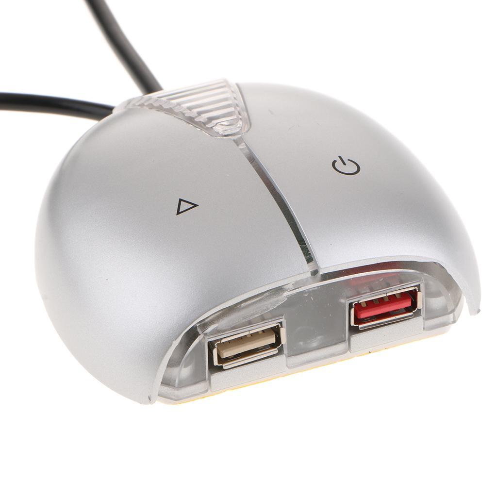 Desktop Computers Case Power Supply Reset HDD Button Switch + Dual USB Port