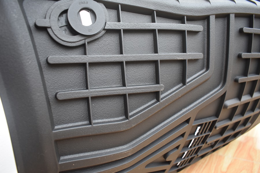 Thảm lót sàn xe ô tô HONDA CRV 2023+  Nhãn hiệu Macsim 3W chất liệu nhựa TPE đúc khuôn cao cấp - màu đen