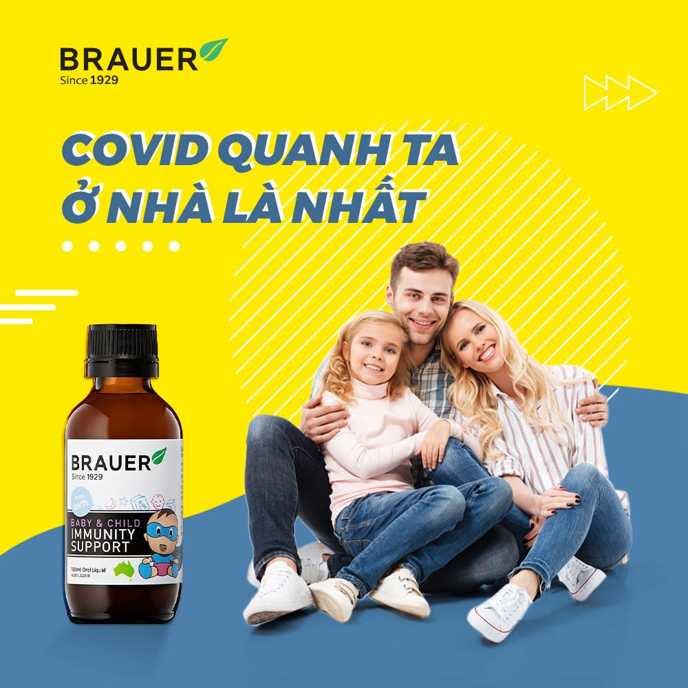 Vitamin tổng hợp hỗ trợ miễn dịch Immunity Support Brauer Giúp bé phát triển khỏe mạnh - Massel Official