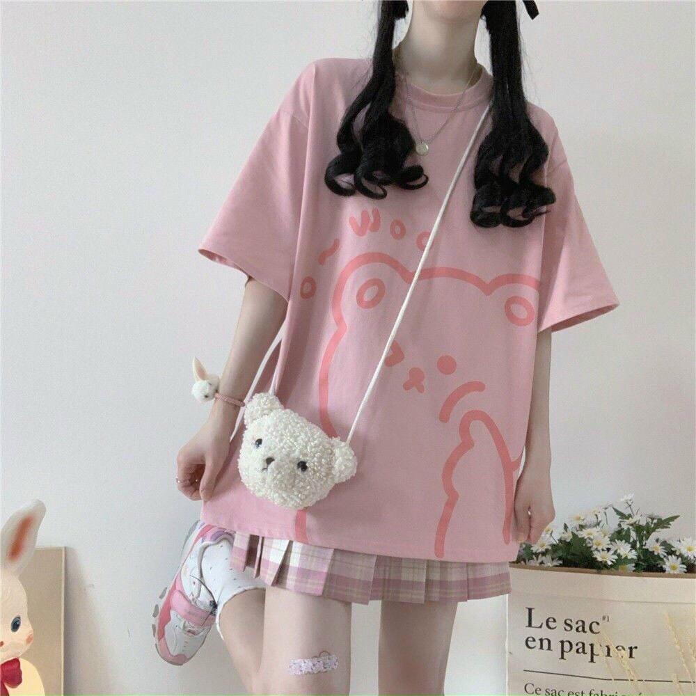 Áo thun nam nữ tay lỡ form rộng unisex siêu xinh xắn cho các bạn TRẺ