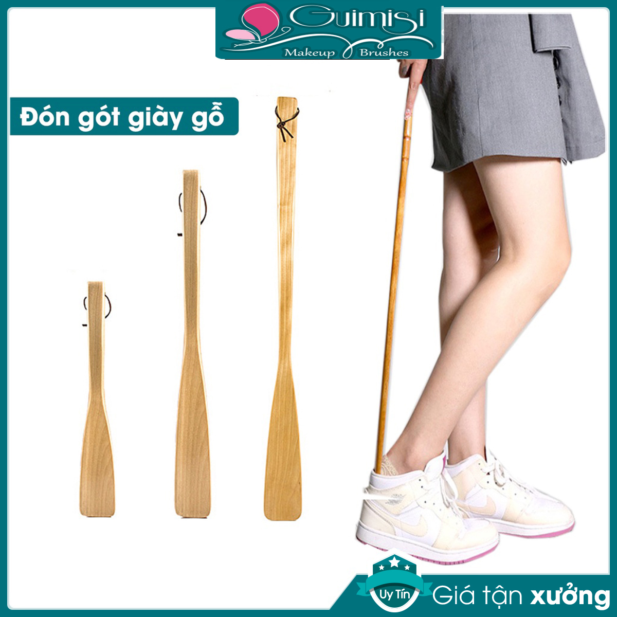 Đón Gót Giày Gỗ Thông Nguyên Khối - Cho Giầy Nam & Nữ