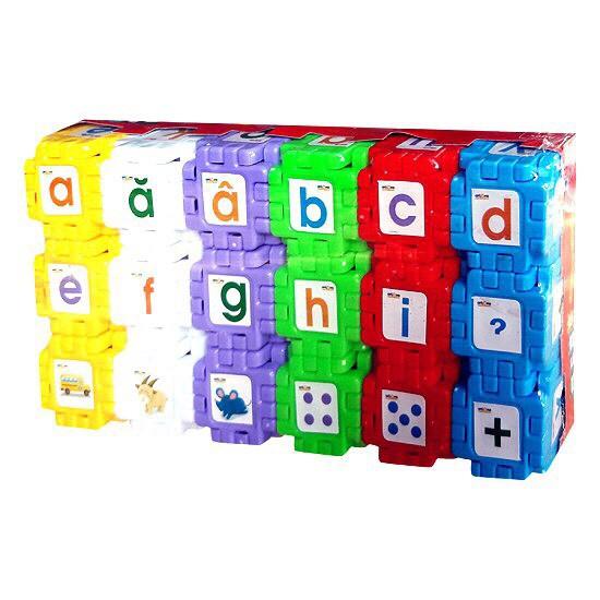 Bộ Xếp Hình Hình Vuông 108 Chi Tiết Kì Diệu Cho Bé Chơi