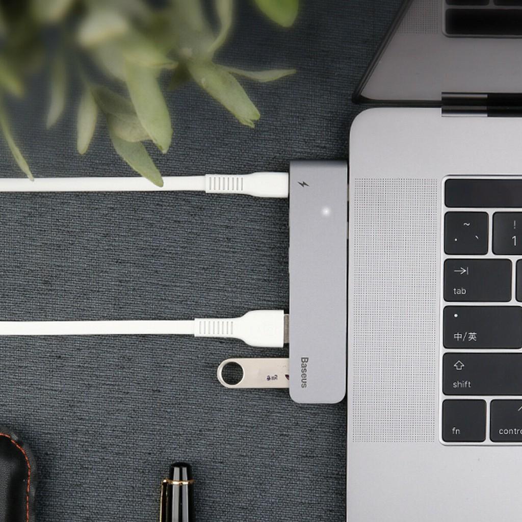 Bộ Hub chuyển đổi 5 trong 1 Baseus dành cho Macbook Pro -Hàng Chính Hãng