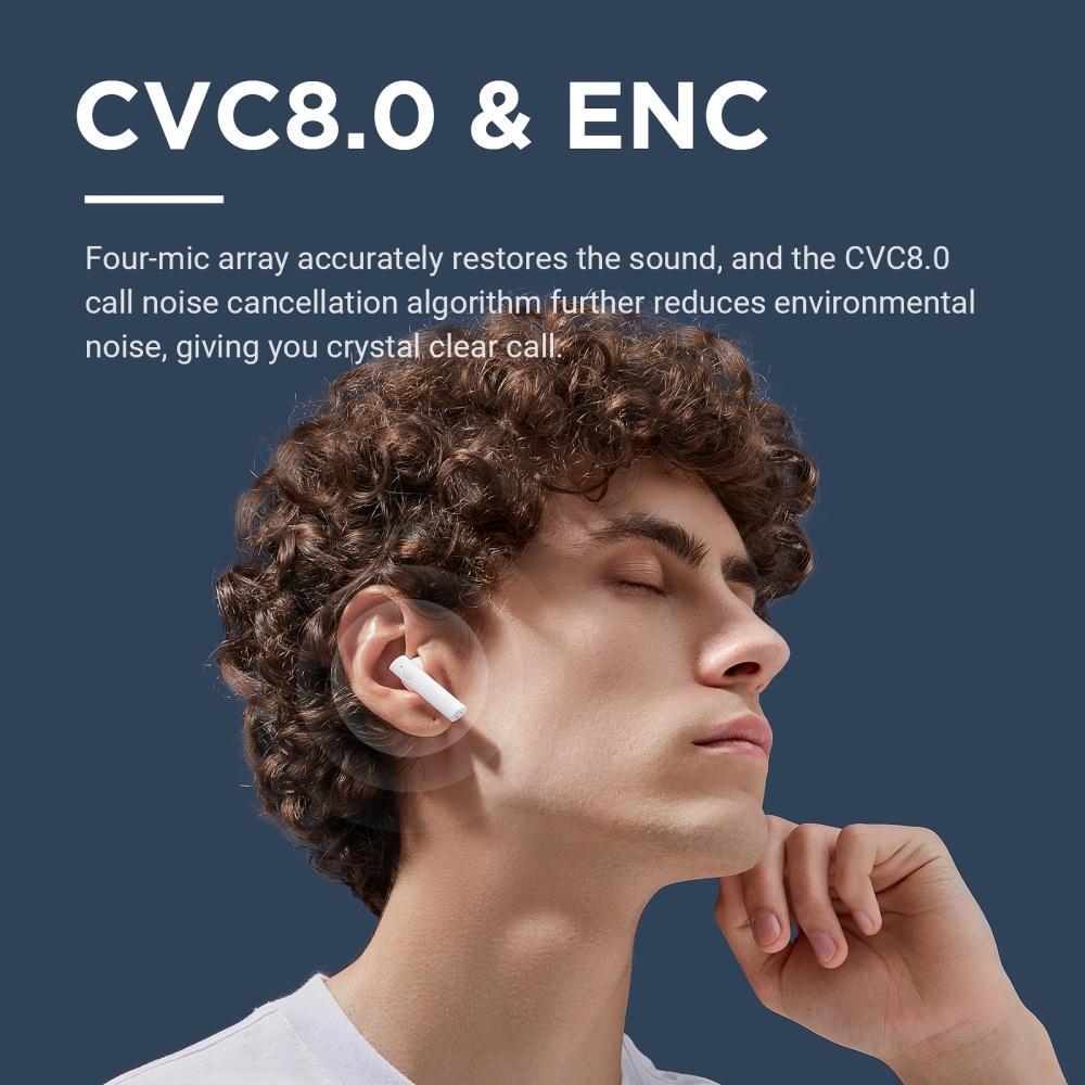 Tai Nghe Không Dây Bluetooth 5.2 AptX IPX4 Giảm Tiếng Ồn Haylou Moripods T33 Cho Android IOS HD