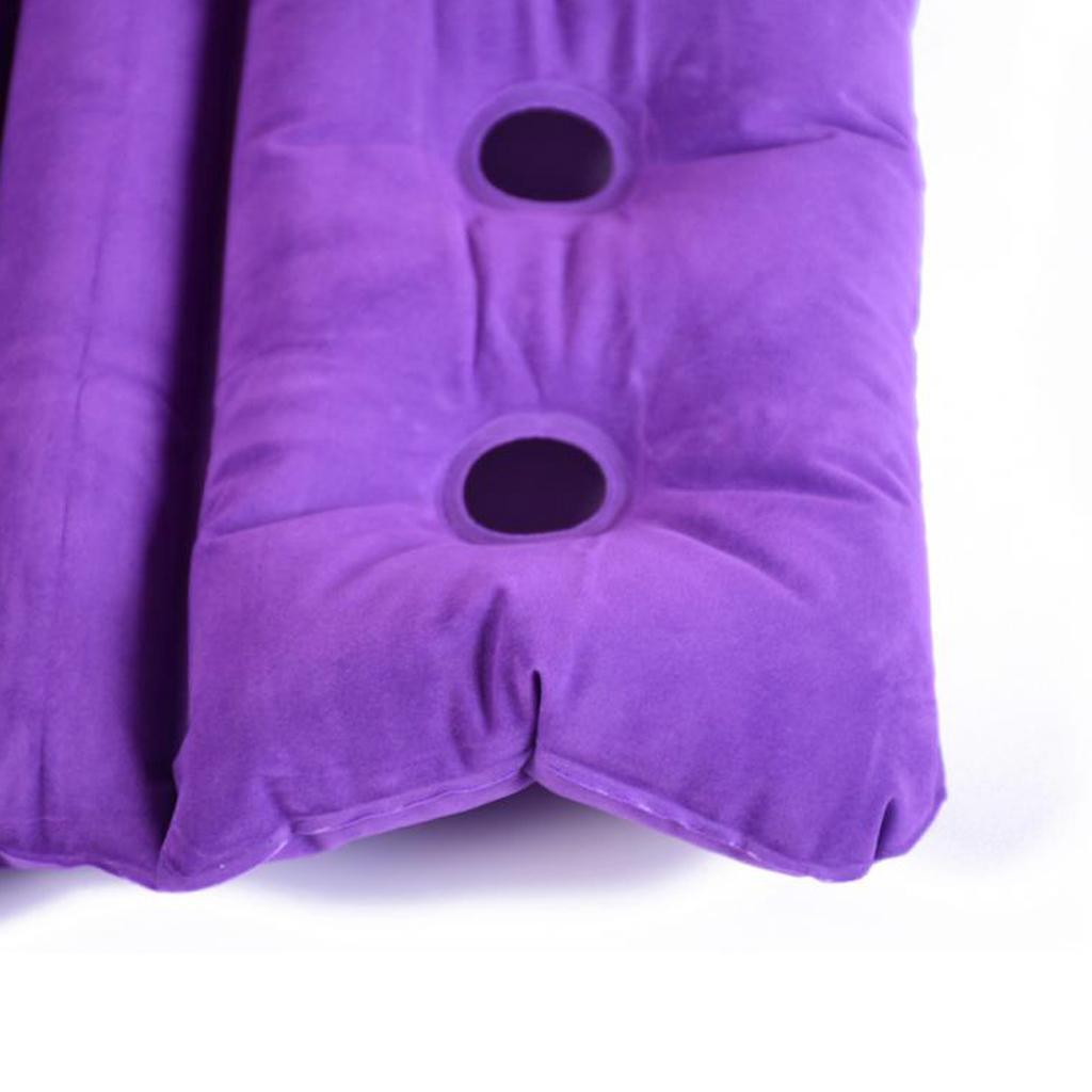 2pcs Foldable Air Inflatable Cushion Seat Chair for Travel Home